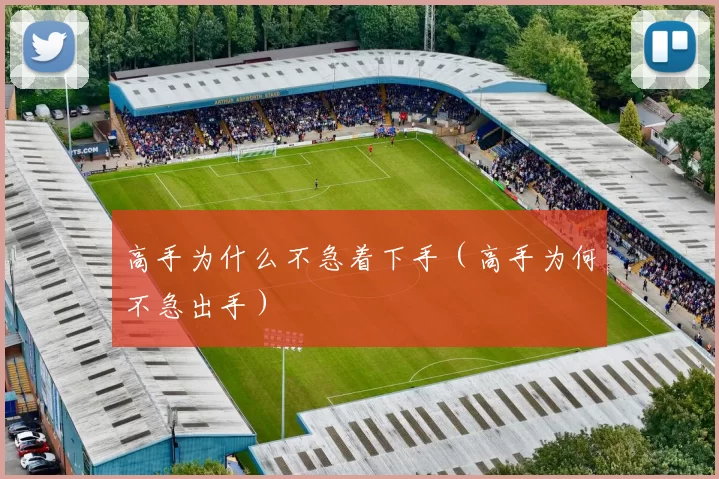 高手为什么不急着下手（高手为何不急出手）