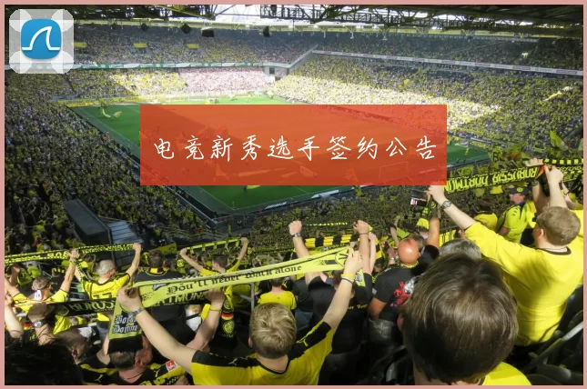 电竞新秀选手签约公告